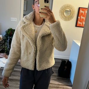 Abercrombie and Fitch fur jacket